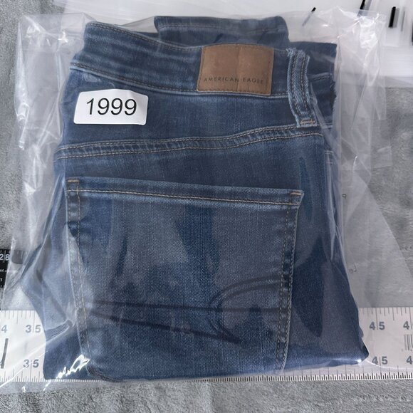 American Eagle Outfitters Skinny Jeans Womens Size 6R Next Level Stretch Blue - Picture 12 of 12